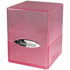 Ultra Pro Deck Box: Satin Cube Glitter Pink